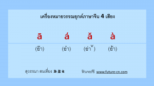 pinyin วรรณยุกต์ 4 เสียง เทียบกับภาษาไทย